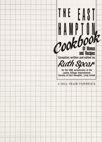 Book cover for East Hampton Cookbo