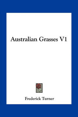 Book cover for Australian Grasses V1