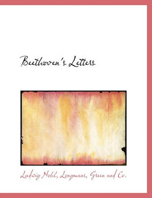 Book cover for Beethoven's Letters