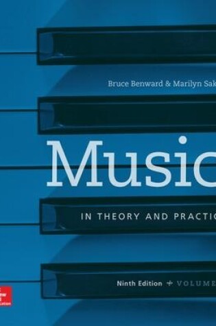 Cover of Music in Theory and Practice Volume 1