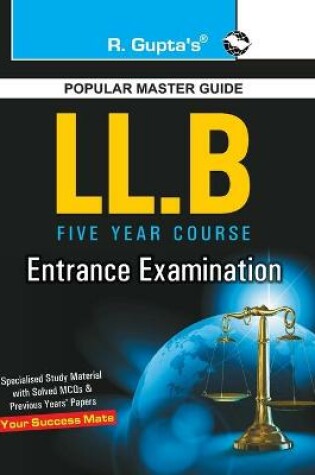 Cover of LL.B Entrance Examination (5 Year Course)