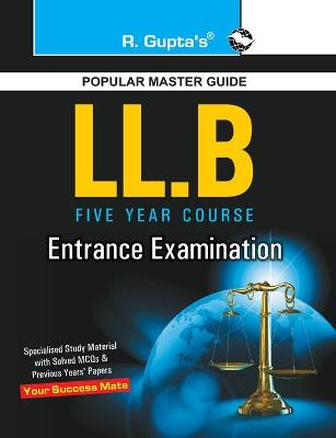 Book cover for LL.B Entrance Examination (5 Year Course)