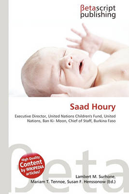 Cover of Saad Houry