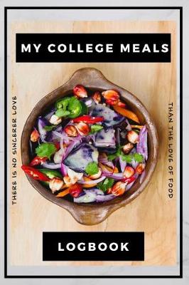 Book cover for My College Meals Logbook