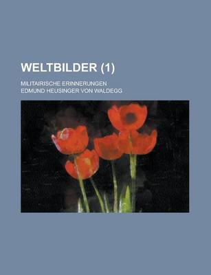 Book cover for Weltbilder; Militairische Erinnerungen (1)