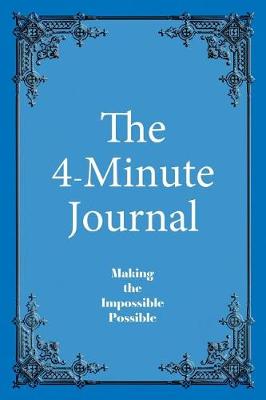 Book cover for The 4-Minute Journal - Undated Cobalt Blue