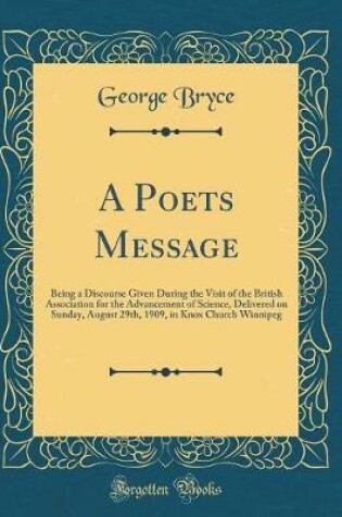 Cover of A Poets Message