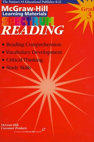 Cover of Spectrum Reading Workbook Grade 3