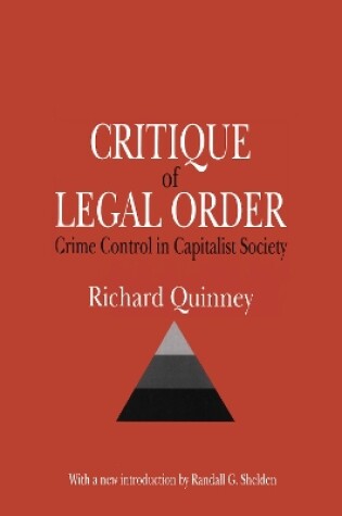 Cover of Critique of the Legal Order