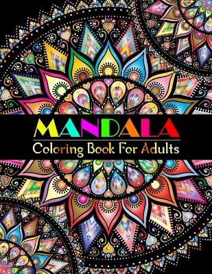 Book cover for MANDALA Coloring Book For Adults