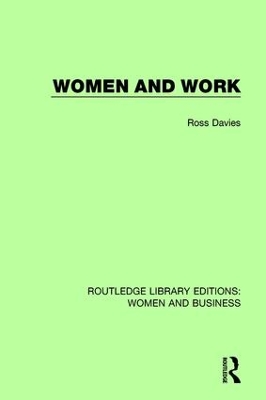 Book cover for Women and Work
