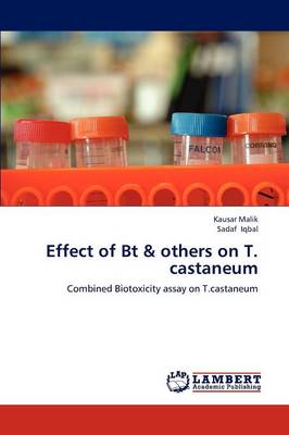 Book cover for Effect of Bt & others on T. castaneum