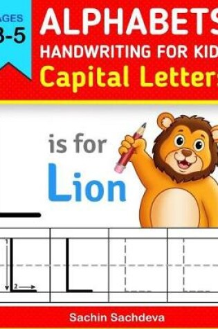 Cover of Alphabets Handwriting for Kids (Capital Letters)