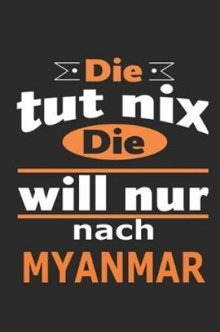 Cover of Die tut nix Die will nur nach Myanmar