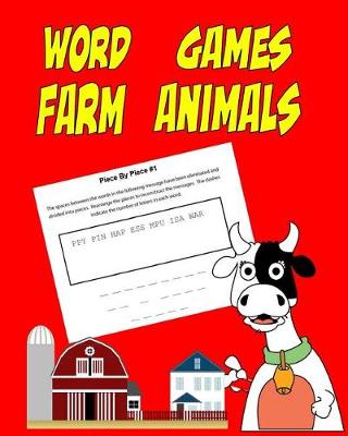 Book cover for Word Games Farm Animals