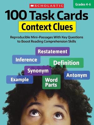 Book cover for 100 Task Cards: Context Clues