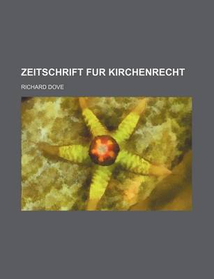 Book cover for Zeitschrift Fur Kirchenrecht