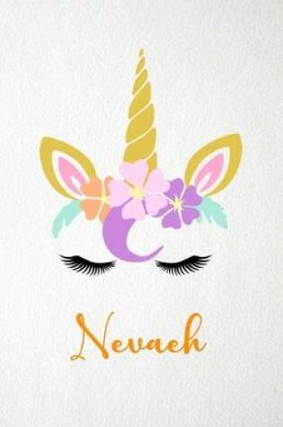 Cover of Nevaeh A5 Lined Notebook 110 Pages