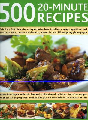 Book cover for 500 20-minute Recipes