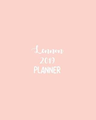 Book cover for Lennon 2019 Planner