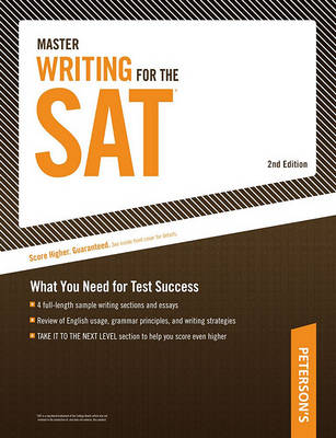 Book cover for Peterson's Master Writing for the SAT