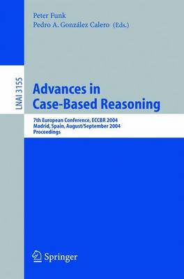 Book cover for Advances in Case-Based Reasoning