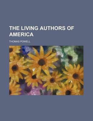 Book cover for The Living Authors of America (Volume 1)