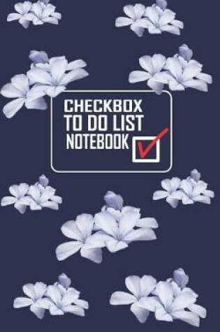 Cover of Checkbox To Do List Notebook