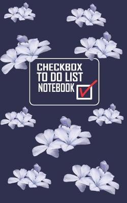 Cover of Checkbox To Do List Notebook