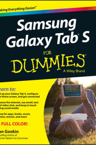 Cover of Samsung Galaxy Tab S For Dummies