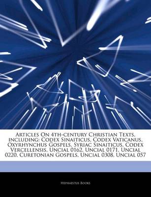 Cover of Articles on 4th-Century Christian Texts, Including