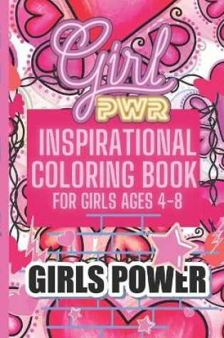 Cover of Inspirational Coloring Book for Girls ages 4-8