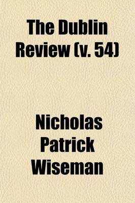 Book cover for The Dublin Review (V. 54)