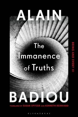 Book cover for The Immanence of Truths