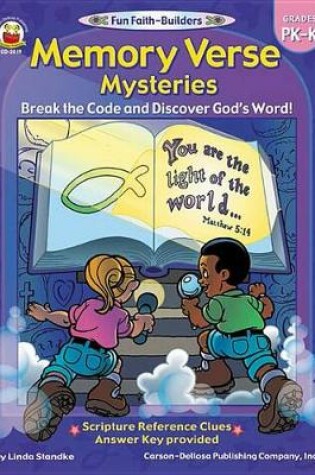 Cover of Memory Verse Mysteries, Grades Pk - K