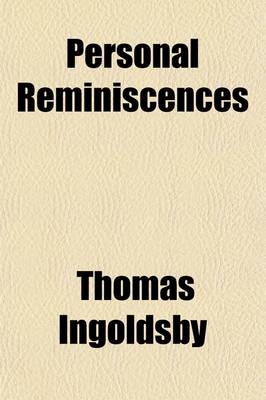 Book cover for Personal Reminiscences