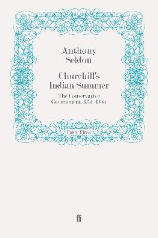 Cover of Churchill's Indian Summer