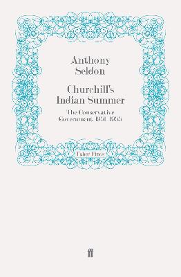 Book cover for Churchill's Indian Summer