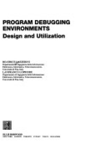 Cover of Programme Debugging Environments