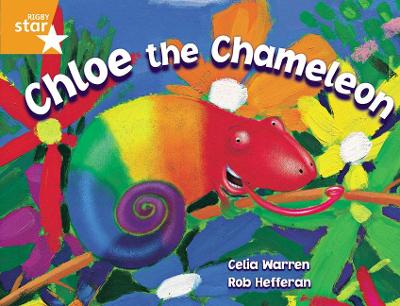 Book cover for Rigby Star Guided 2 Orange Level, Chloe the Chameleon Pupil Book (single)