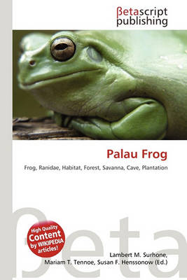 Book cover for Palau Frog