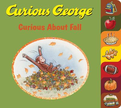 Book cover for Curious George Curious about Fall (Tabbed Board Book)