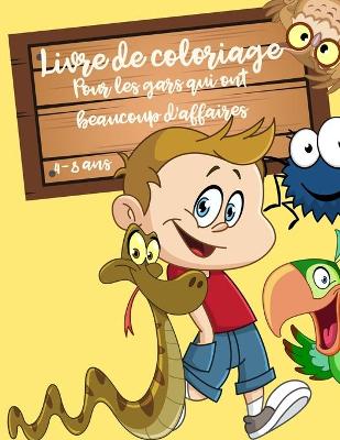 Book cover for Grand livre de coloriage pour les enfants de 4 à 8 ans