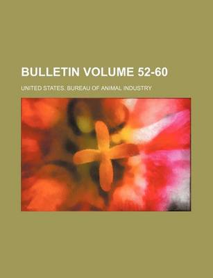 Book cover for Bulletin Volume 52-60