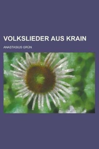 Cover of Volkslieder Aus Krain
