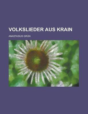 Book cover for Volkslieder Aus Krain