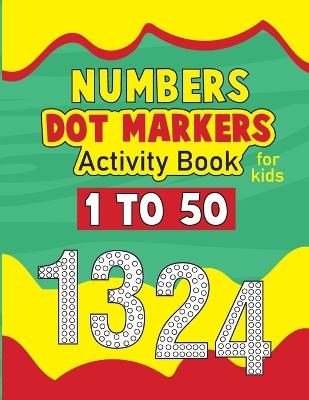 Book cover for Number Dot Marker Activity Book for Toddlers