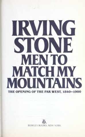 Book cover for Men Match My Mntn Tr