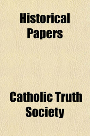 Cover of Historical Papers