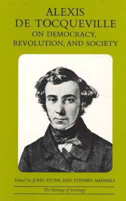 Book cover for Alexis de Tocqueville on Democracy, Revolution, and Society